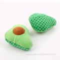 Stuffed avocado catnip plush for cat playing toy